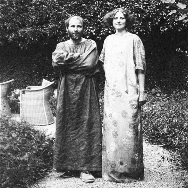 Gustav Klimt in Emilie Flöge.