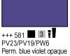 581 Permanent Blue Violet Opaque