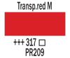 317 Transparent Red Medium
