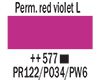 577 Permanent Red Violet Light