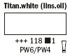 118 Titanium White (Linseed)