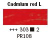 303 Cadmium Red Light