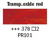378 Transparent Oxide Red